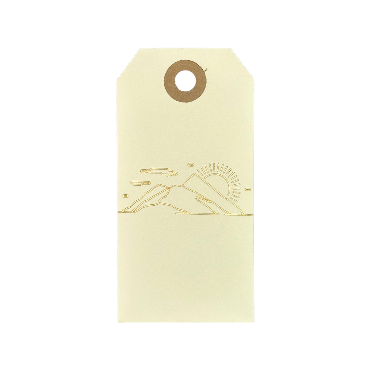 10 Premium Foil Gift Tags – Bow, Mountain & Heart Designs