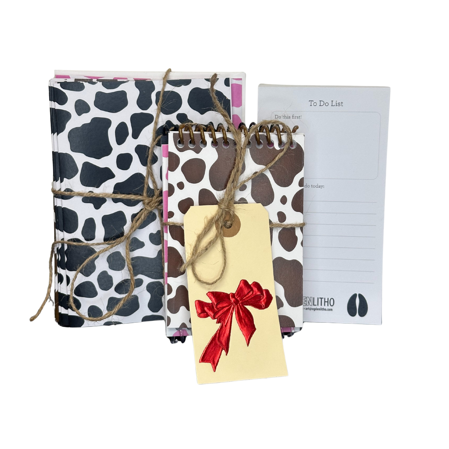 Cow Print Notebook Bundle