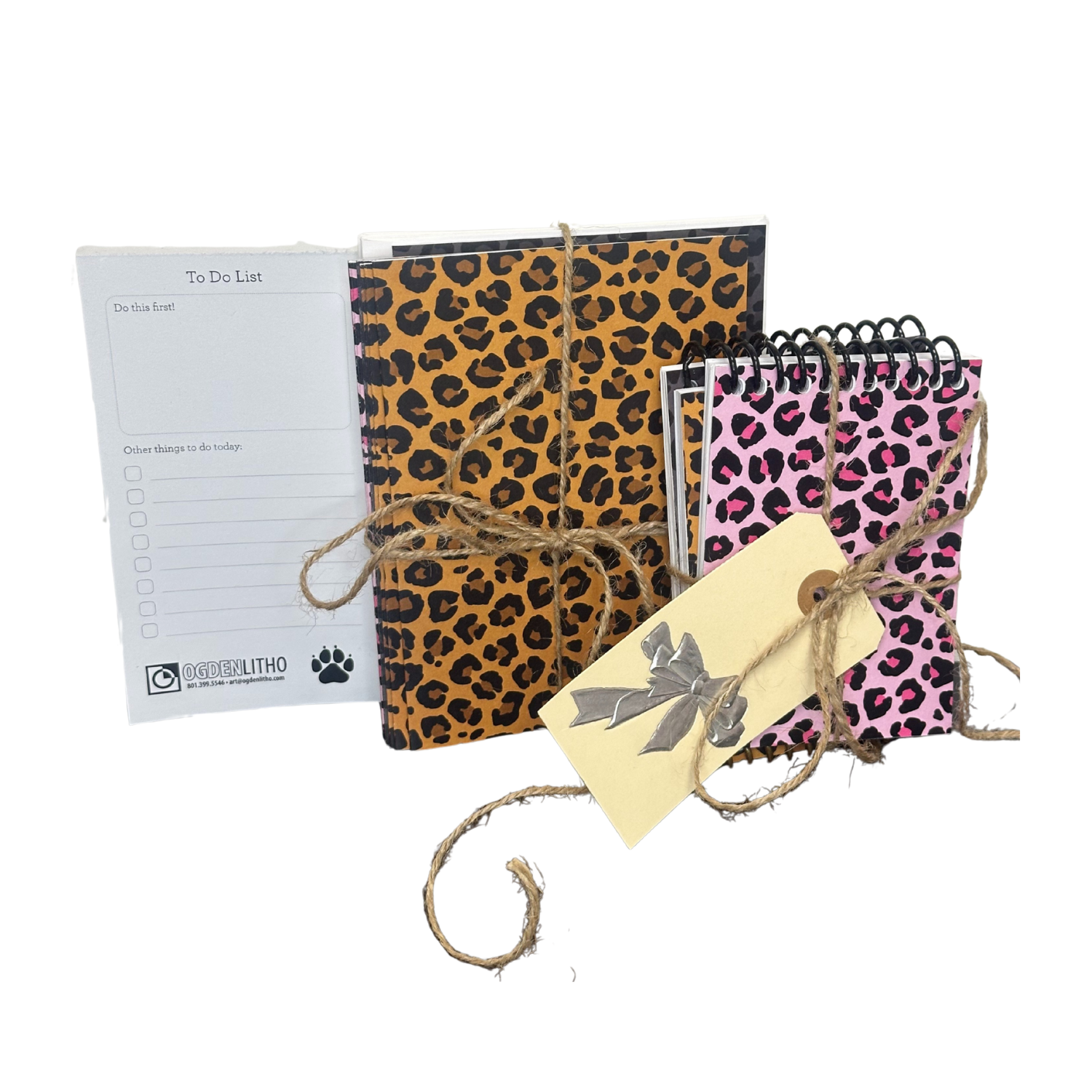 Leopard Print Notebook Bundle