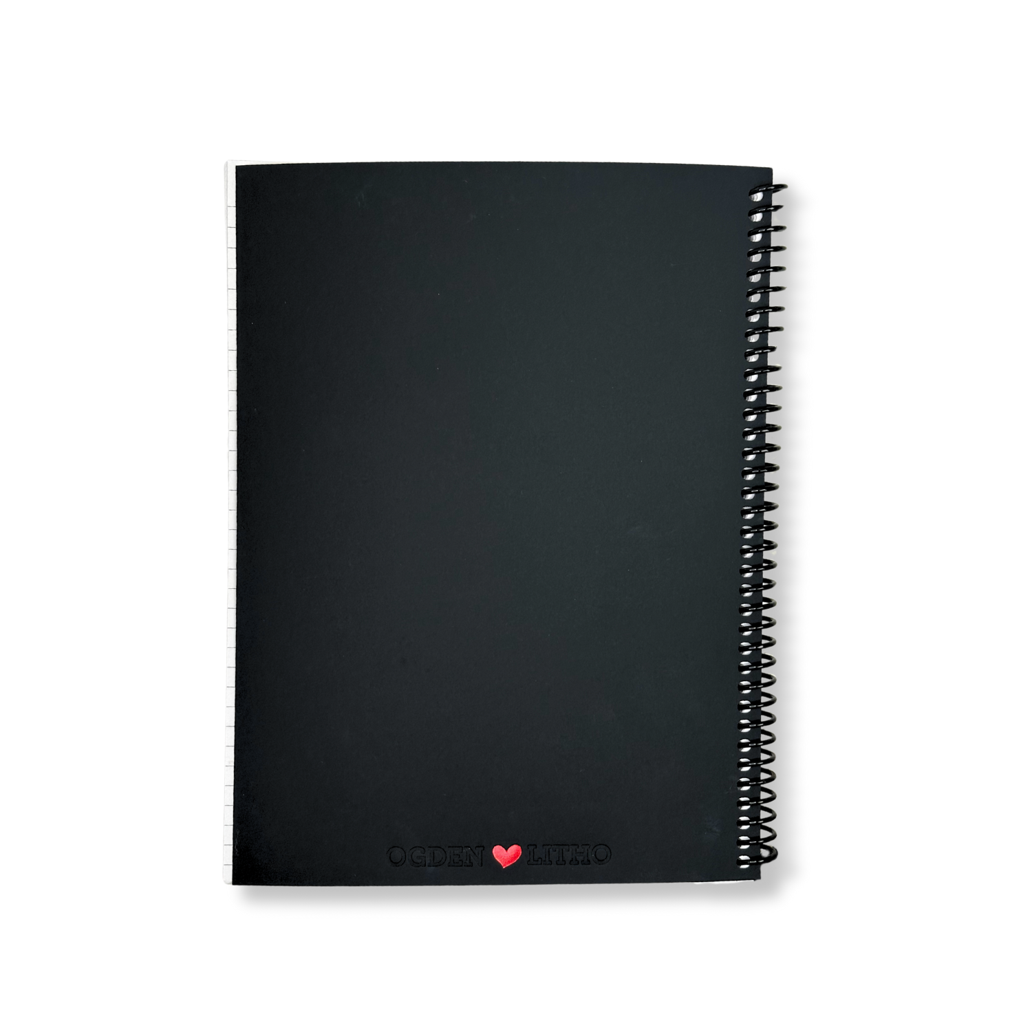 Foil Heart Lined Notebook – Soft Touch Cover