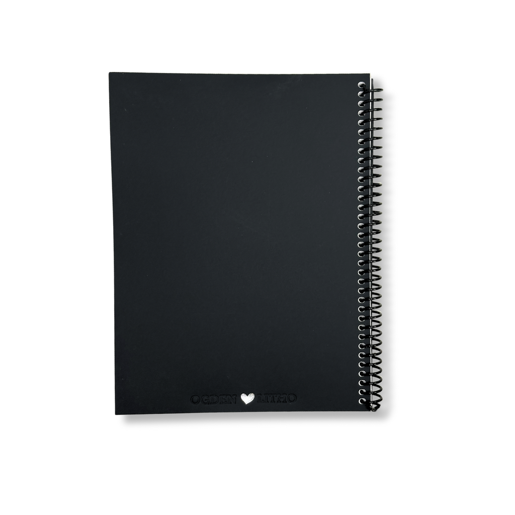 Foil Heart Lined Notebook – Soft Touch Cover