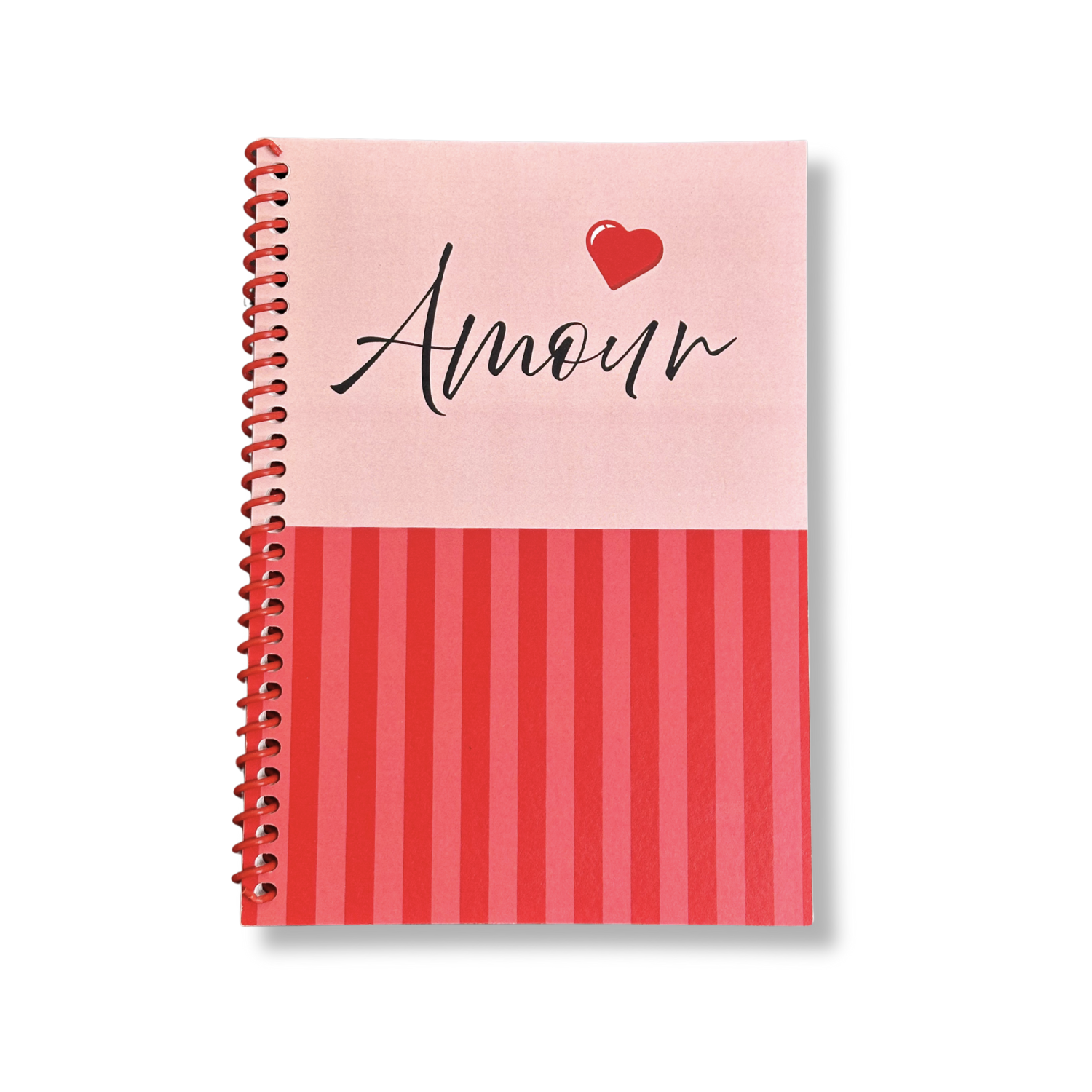Amore Pink & Red Notebook and Notepad Set
